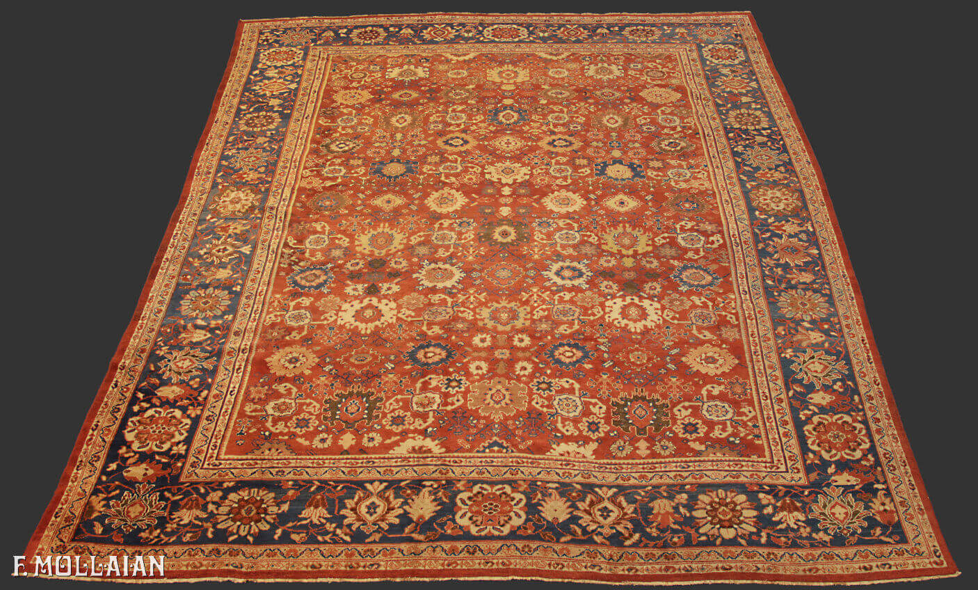 Antique Persian Mahal Ziegler Carpet n°:55348489